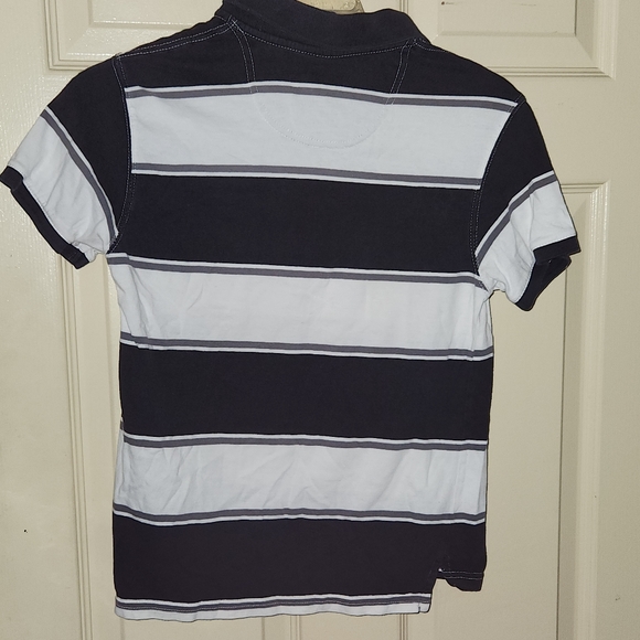 The Original Arizona Jean Company  Boys Polo Shirt Black White Size Small (8) - Picture 2 of 10